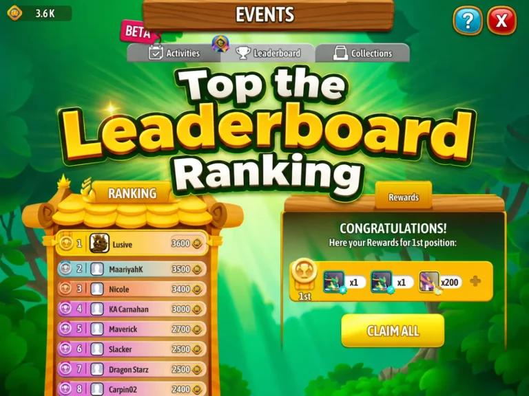 Dragon City Leaderboard