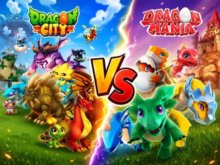 Dragon City vs Dragon Mania