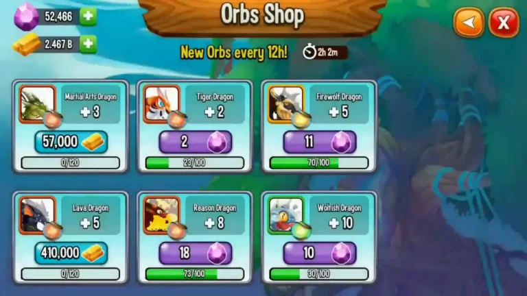 Dragon City MOD APK Mod Menu