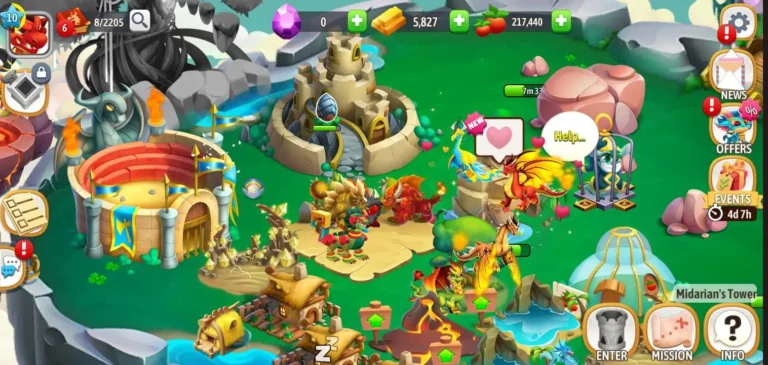 Dragon City MOD APK vs Clash of Clans