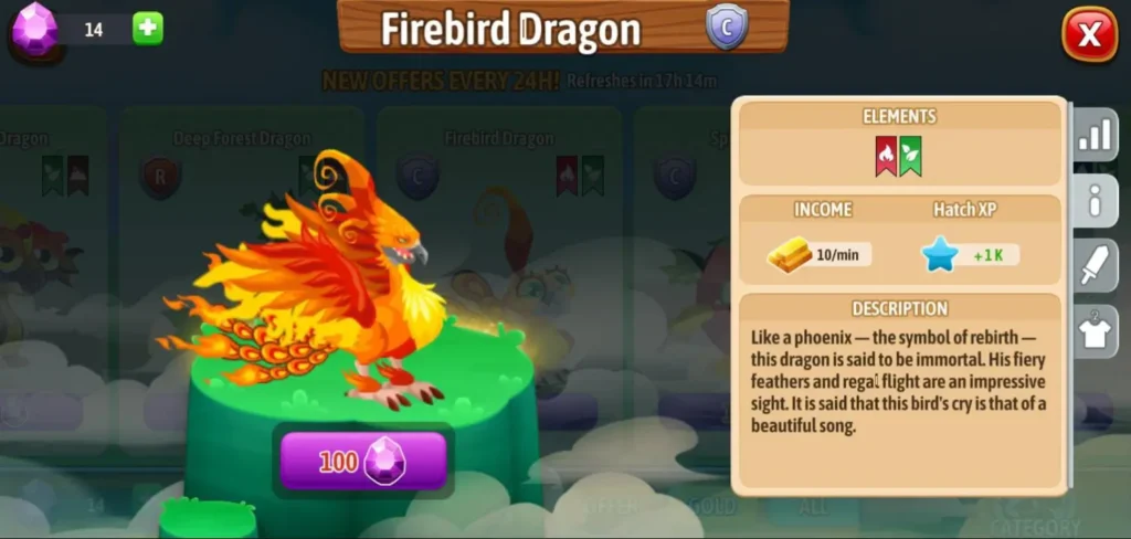 hack food dragon city